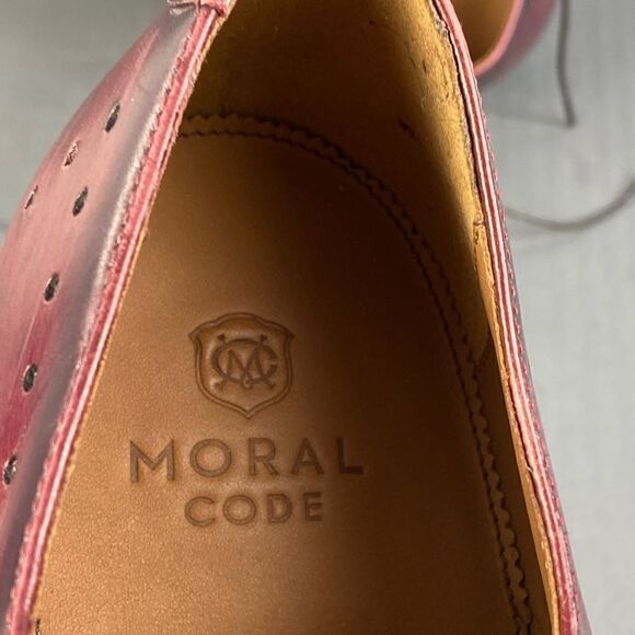 Moral Code Goodyear Welted Leather Oxford shoes mens size 11 - Picture 6 of 9